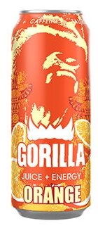 Энергетический напиток Orange GORILLA, 0,45 л (жестяная банка) - фотография № 9