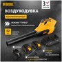 Воздуходувка аккумуляторная Denzel RB180-36 Li-ion, 36 В, 4 Ач, 180 км/ч, 820 м3/ч 59610