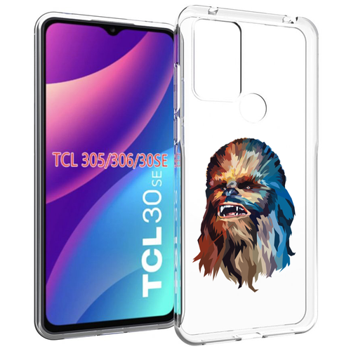 Чехол MyPads star wars звездные войны для TCL 30SE / TCL 305 / TCL 306 / TCL 30E задняя-панель-накладка-бампер