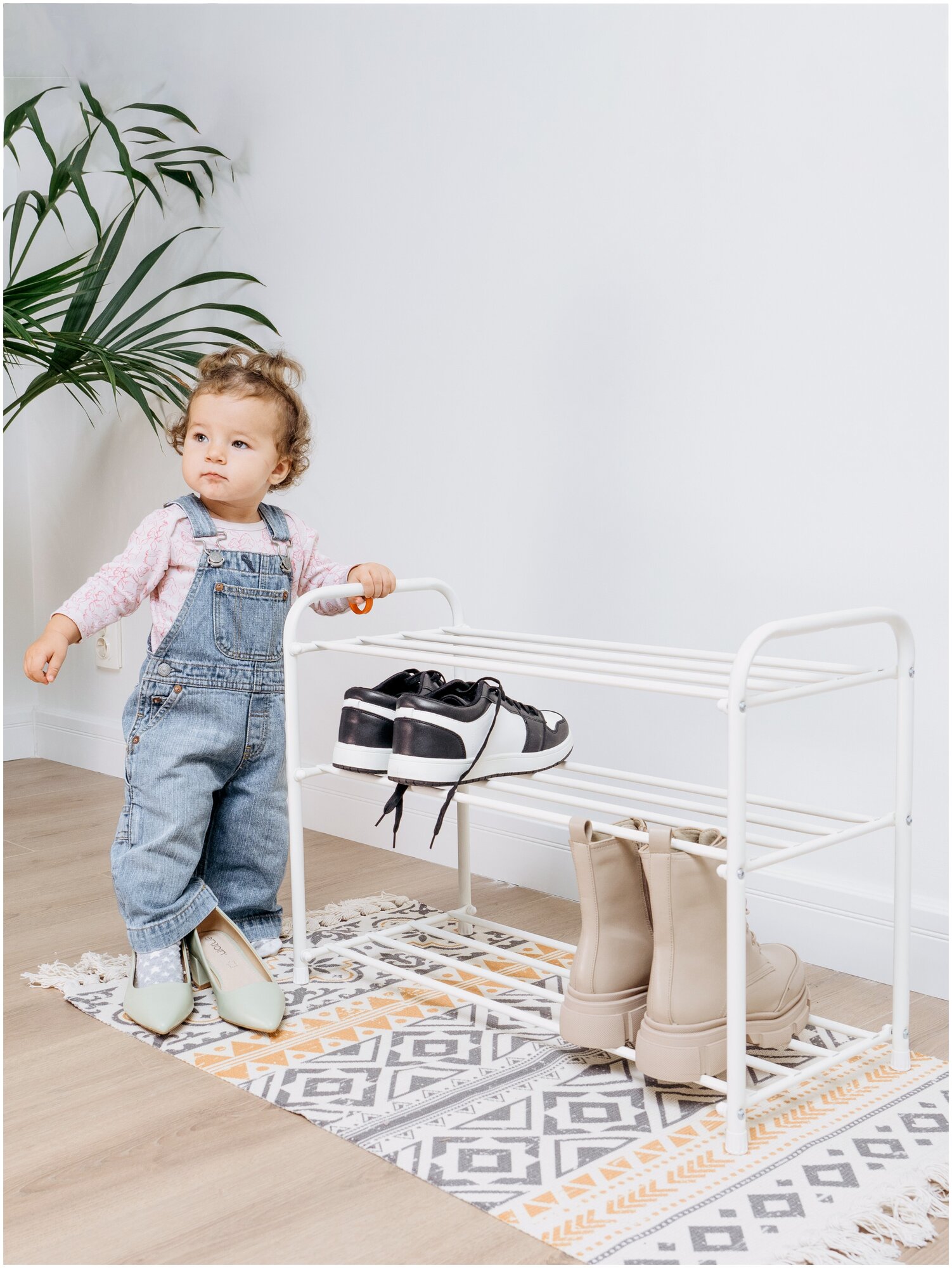 фото Обувница ЗМИ, Этажерка для обуви "Альфа 23", 3 полки, 9 пар обуви, 65х40х48