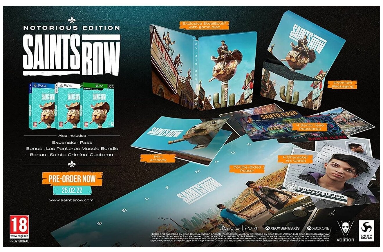 Игра для PS5 Saints Row. Day One Edition, Стандартное издание PS4 - фото №2