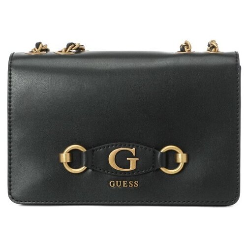 Сумка GUESS, черный сумка кросс боди guess atene convertible flap оранжевый