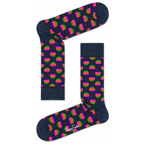 Носки унисекс Sunrise Dot Sock в полосатый горох, темно-серый, 29