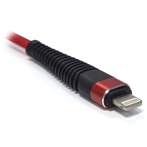 Аксессуар CBR USB - Lightning 2.1A 1m CB 501 Red кабель lightning 1м cbr human friends super link rainbow l круглый белый cb 277