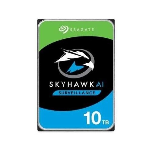 10TB Seagate SkyHawkAl (ST10000VE001) {SATA 6 Гбит/с, 7200 rpm, 256 mb buffer, для видеонаблюдения}