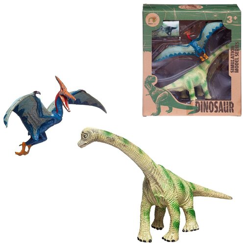 Игровой набор Junfa Мои любимые динозавры, серия 2 набор 2, 22,5х8х24,5см WA-14614/набор2