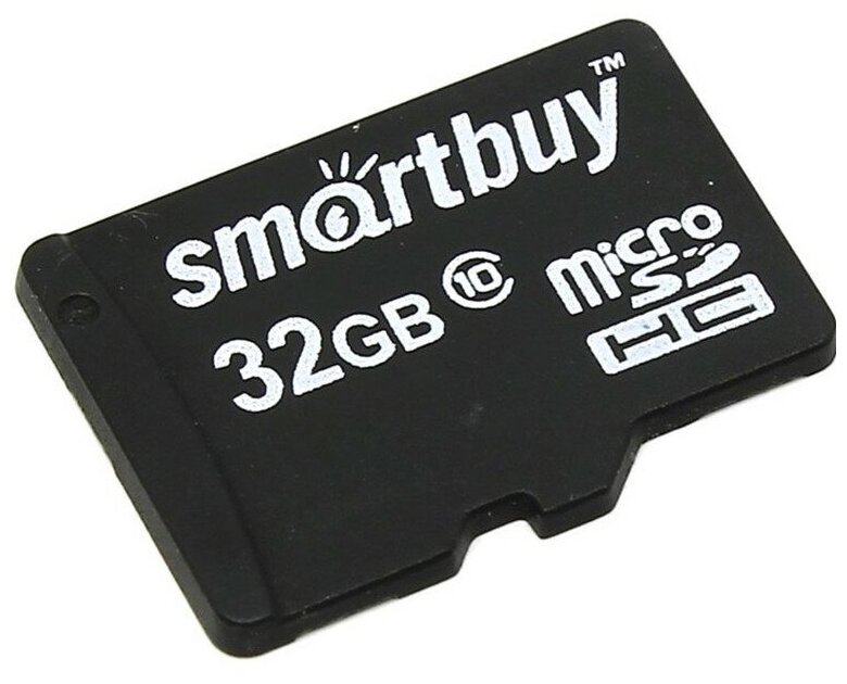 Карта памяти MicroSD 32Гб Smartbuy SB32GBSDCL10-00