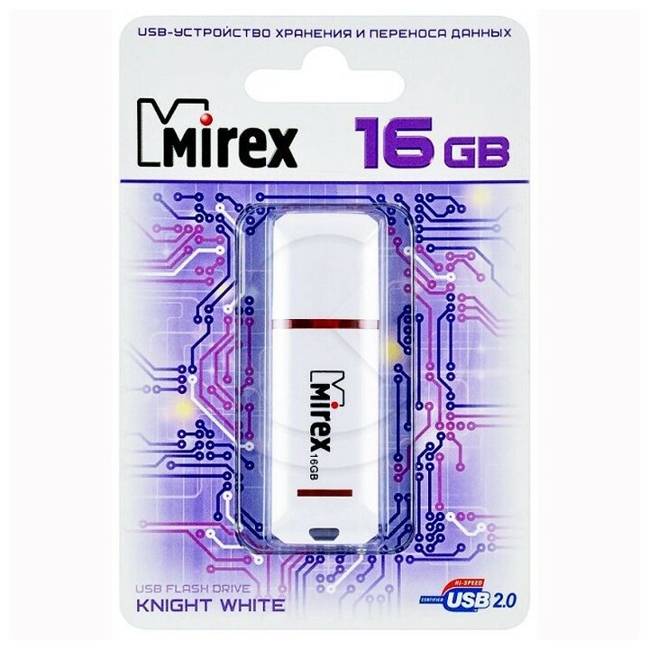 Флеш накопитель 8GB Mirex Knight, USB 2.0, Черный - фото №4