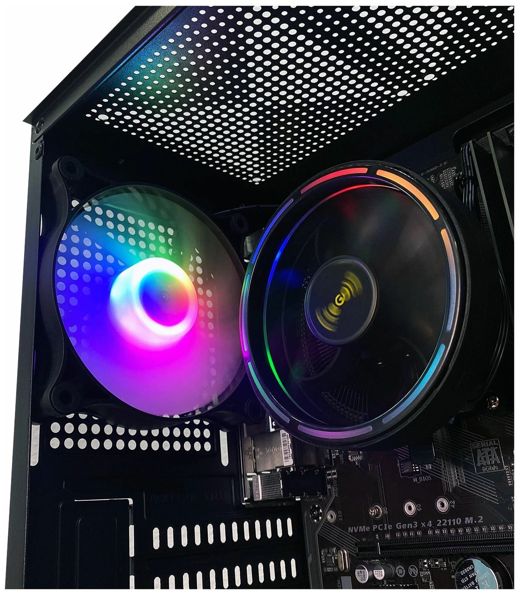 Игровой компьютер Intercom Pro, AMD A8 9600, RAM 16 ГБ, SSD 240 ГБ, AMD Radeon Vega 3), черный