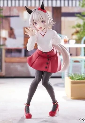 Коллекционная фигурка Каррен Чан Uma Musume Pretty Derby, повседневный образ, белая кофта, красная юбка, ПВХ
