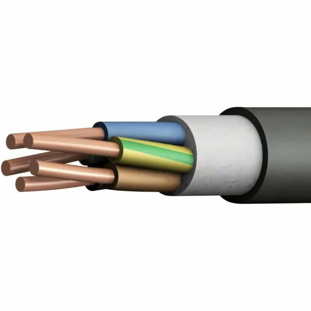 Кабель ВВГнг(A)-LS 5x1.5 0.66 кВ (м) Упаковка (100 шт.) Конкорд - фото №1