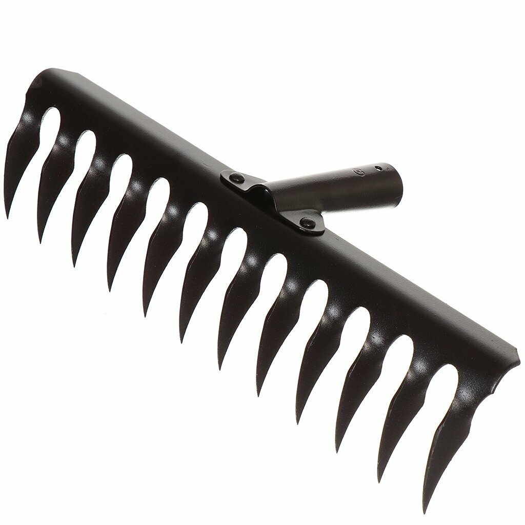 Грабли садовые Арти витые 12 зубов металлические без черенка Россия