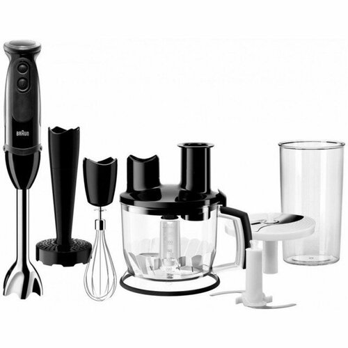 Блендер BRAUN MQ5277BK 1000Вт измельчительвенчиктеркипюре 58496₽