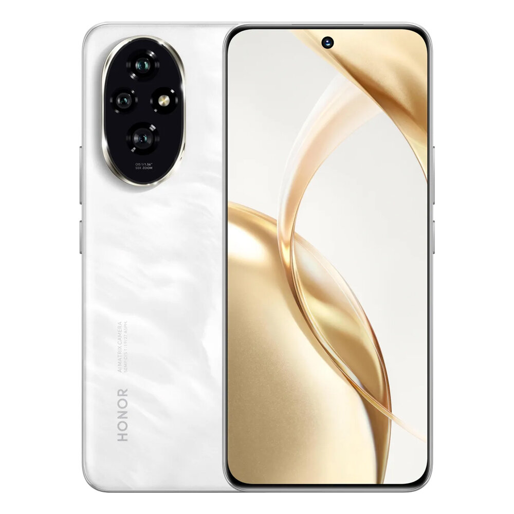 Смартфон Honor 200 8Gb/256Gb Dual nano SIM RU (EAC) Лунный белый