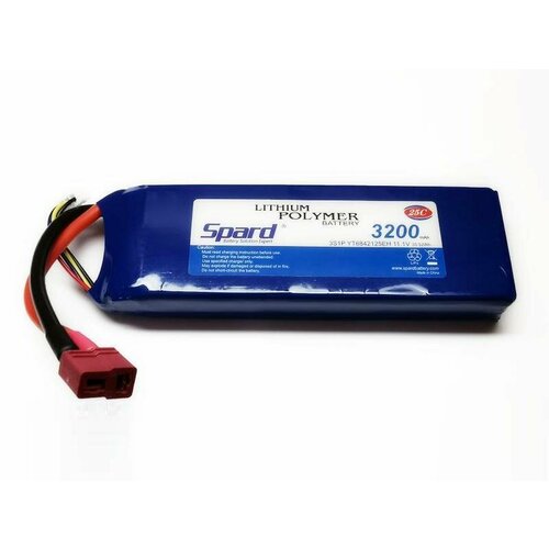 Аккумулятор Li-Po Spard 5200mAh, 14.8V, 50C, XT60, Hardcase для автомоделей 1/10, 1/8, YT9144121EHS