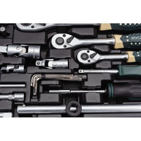 Набор инструментов Rock Force RF-38841 1/2", 1/4", 3/8"DR 216 предметов — фото 1