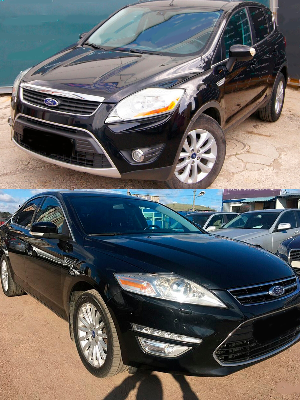 Краска для сколов, автоэмаль Ford JAYC, 019, 17V - PANTHER BLACK, Черный металлик, ремкомплект 5 флаконов — фото 1