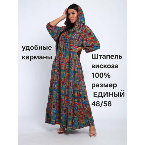 фото Платье yolka_dress, размер единый, коричневый