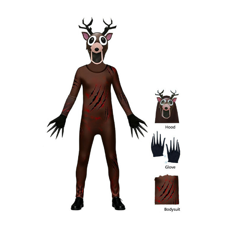 Одежда монстр один кусок 99 ночей в лесу осень олень полиэстер для косплея и уличного стиля 190 см
