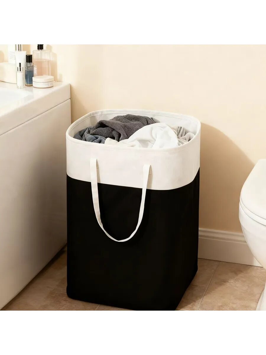 Корзина для белья текстильная (универсальный)