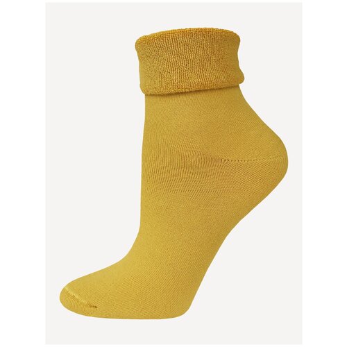 фото Носки женские махровые брестские бчк arctic 20c1437, размер 23(36-37), цвет горчичный брестский чулочный комбинат