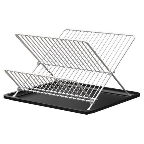 Сушилка для посуды KB004W cross 30*36*21 см белая