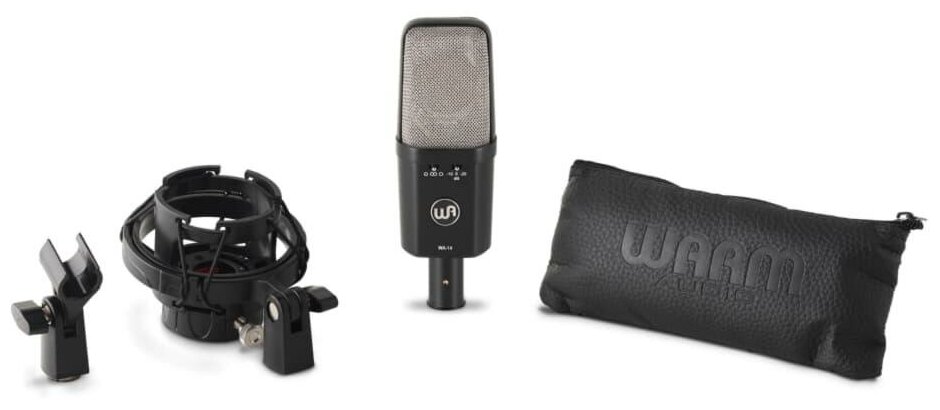 Микрофон проводной Warm Audio WA-14, разъем: XLR 3 pin (M), черный/серебристый - фото №3