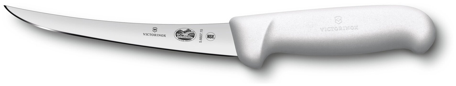 Нож разделочный "Victorinox. Fibrox", 15 см, белый - фотография № 1