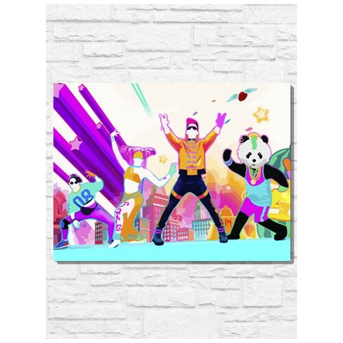 Картина по номерам на холсте игра Just Dance 2018 (PS, Xbox, PC, Switch) - 11144 Г 30x40 коврик для мыши с принтом игра just dance 2018 11144