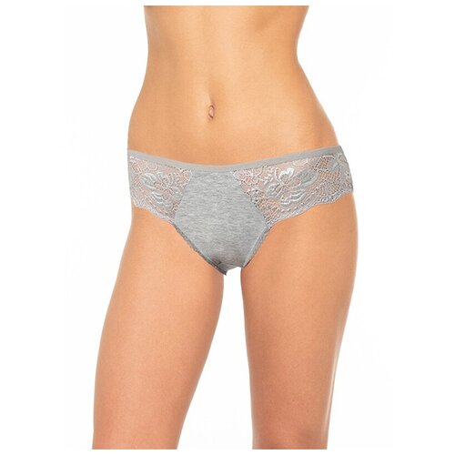 фото Трусы слипы dentelle s146 10, размер l, серый (серый)