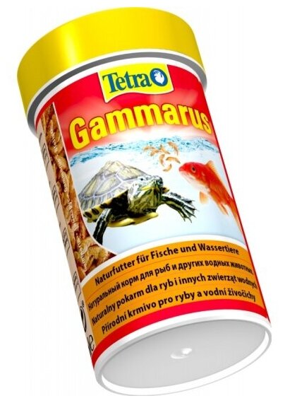 Сухой корм для рептилий Tetra ReptoMin Gammarus, 100 мл - фотография № 3