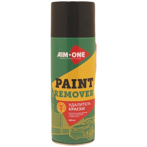 AIM-ONE Удалитель краски 450мл (аэрозоль). Paint remover PR-450 удалитель пыли бибип сжатый воздух 520 мл аэрозоль в упаковке шт 1