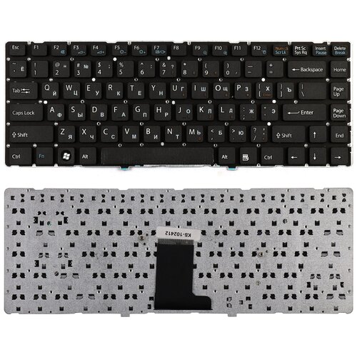 Клавиатура для ноутбука Sony VPC-EA Series Плоский Enter Черная без рамки PN 148792471 982₽