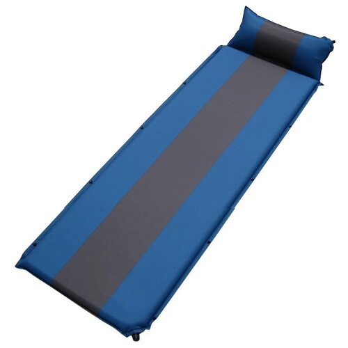 коврик самонадувающийся с подушкой 30 170x65x4 голубой серый n 004p bg nisus Коврик самонадувающийся Nisus NA-005P (с подушкой, 30+170x65x5 см)