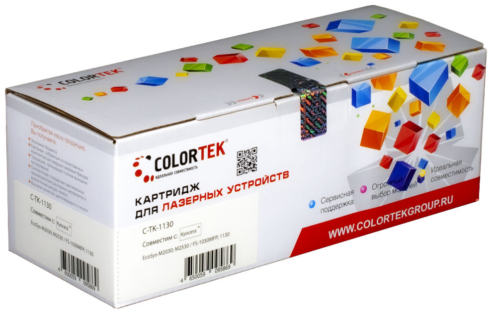 Картридж Colortek CT-TK1130 черный