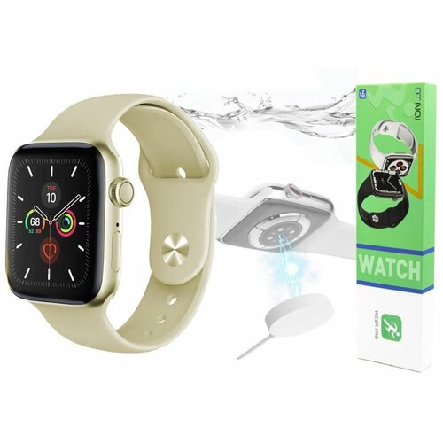 Смарт часы DT NO1 бежевые 45mm 310000₽