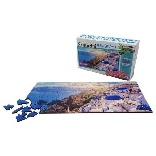 пазл нескучные игры фигурный деревянный travel collection glen canyon 126 деталей 8278 Фигурный деревянный пазл Travel collection о. Санторини Нескучные игры