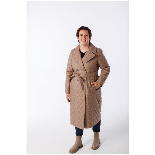 KR-271B Пальто женское светло-коричневый Kristina Moda