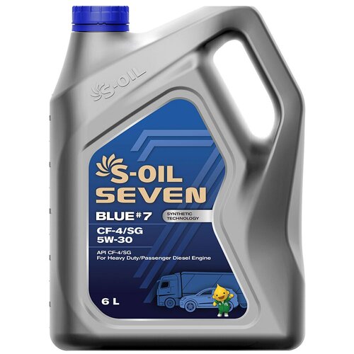 S-Oil Масло Моторное S-Oil Blue #7 5w-30 Ci-4/Sl Синтетическое 6 Л