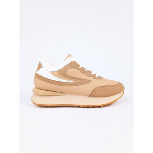 фото Женские зеленые утепленные кроссовки / corra