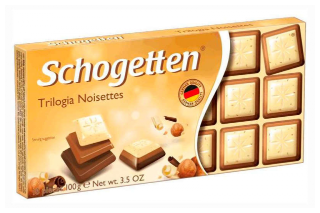 Шоколад Schogetten Trilogia 100 гр - фотография № 6