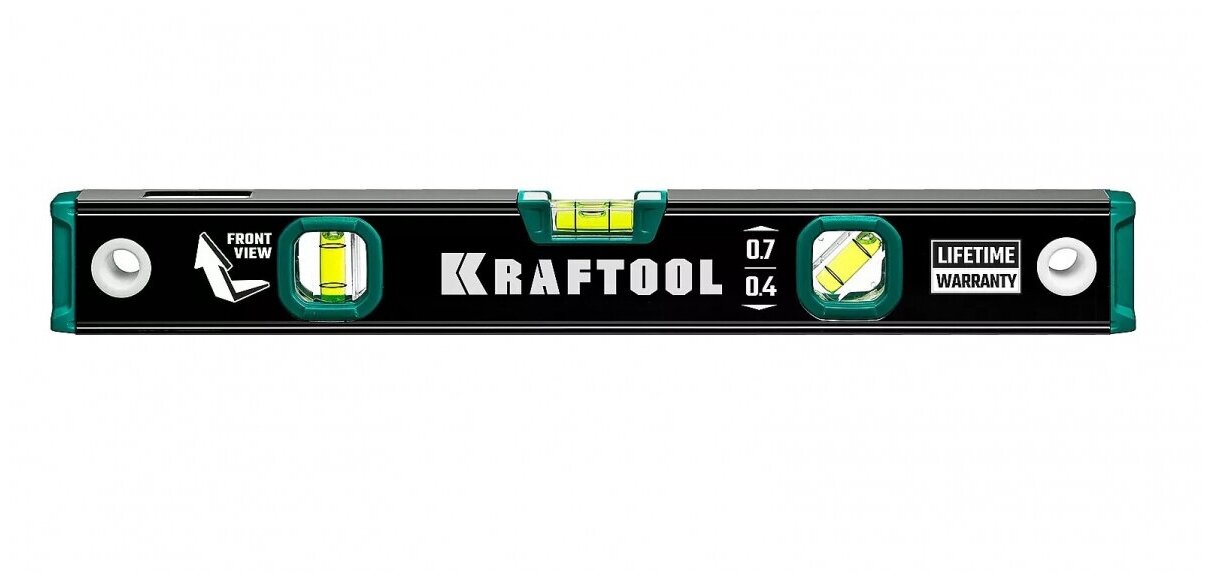 Kraftool 400 мм, уровень с зеркальным глазком(34781-40) - фотография № 3