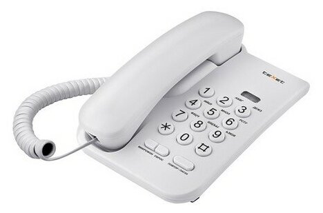 Проводные телефоны Akai Проводной телефон teXet TX 212 светло-серый .