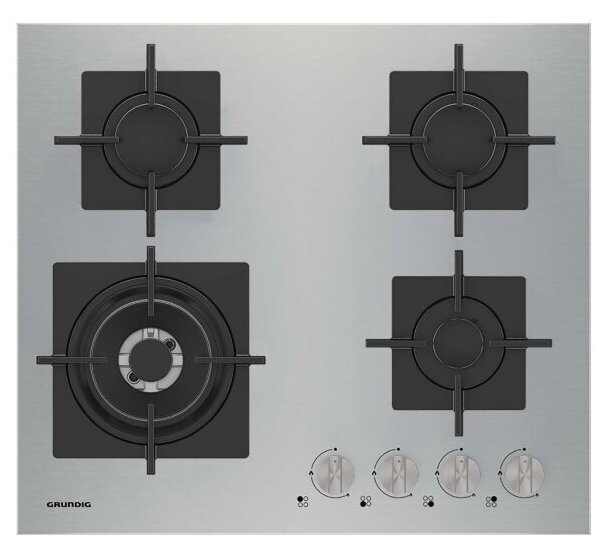 Встраиваемая газовая панель независимая Grundig GIGF 6234120 X