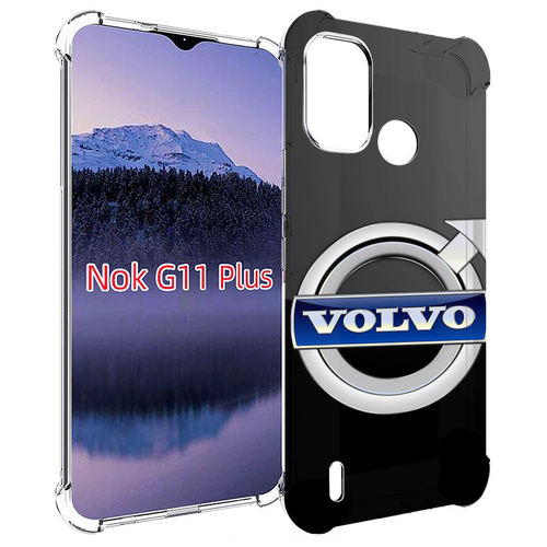 Чехол MyPads volco вольво 2 мужской для Nokia G11 Plus задняя-панель-накладка-бампер