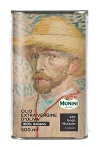 Масло оливковое Monini (Монини) Van Gogh Collection Portrait Extra Virgin, 0,5 л