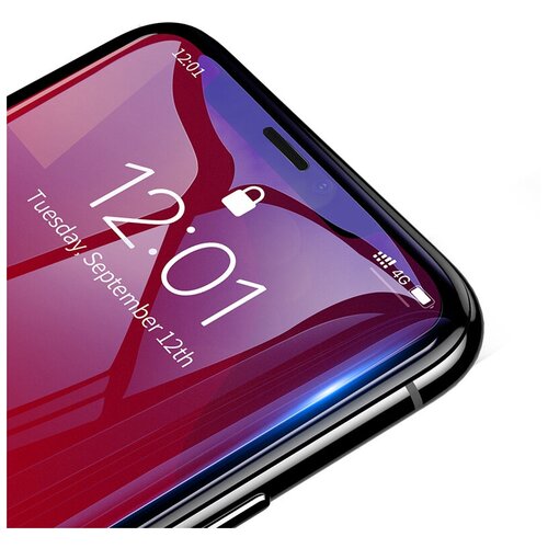 Защитное стекло BASEUS SGAPIPH65-LF02 для iPhone XSmax/11 Pro Max, прозрачный, Anti-bluelight joyroom mirror tempered glass iphone xs max