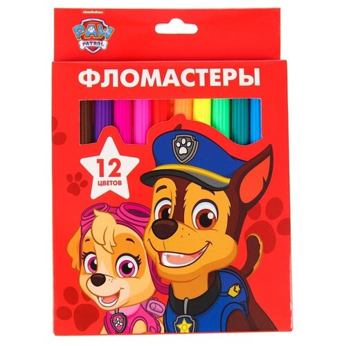 фото Фломастеры, 12 цветов, paw patrol сима-ленд