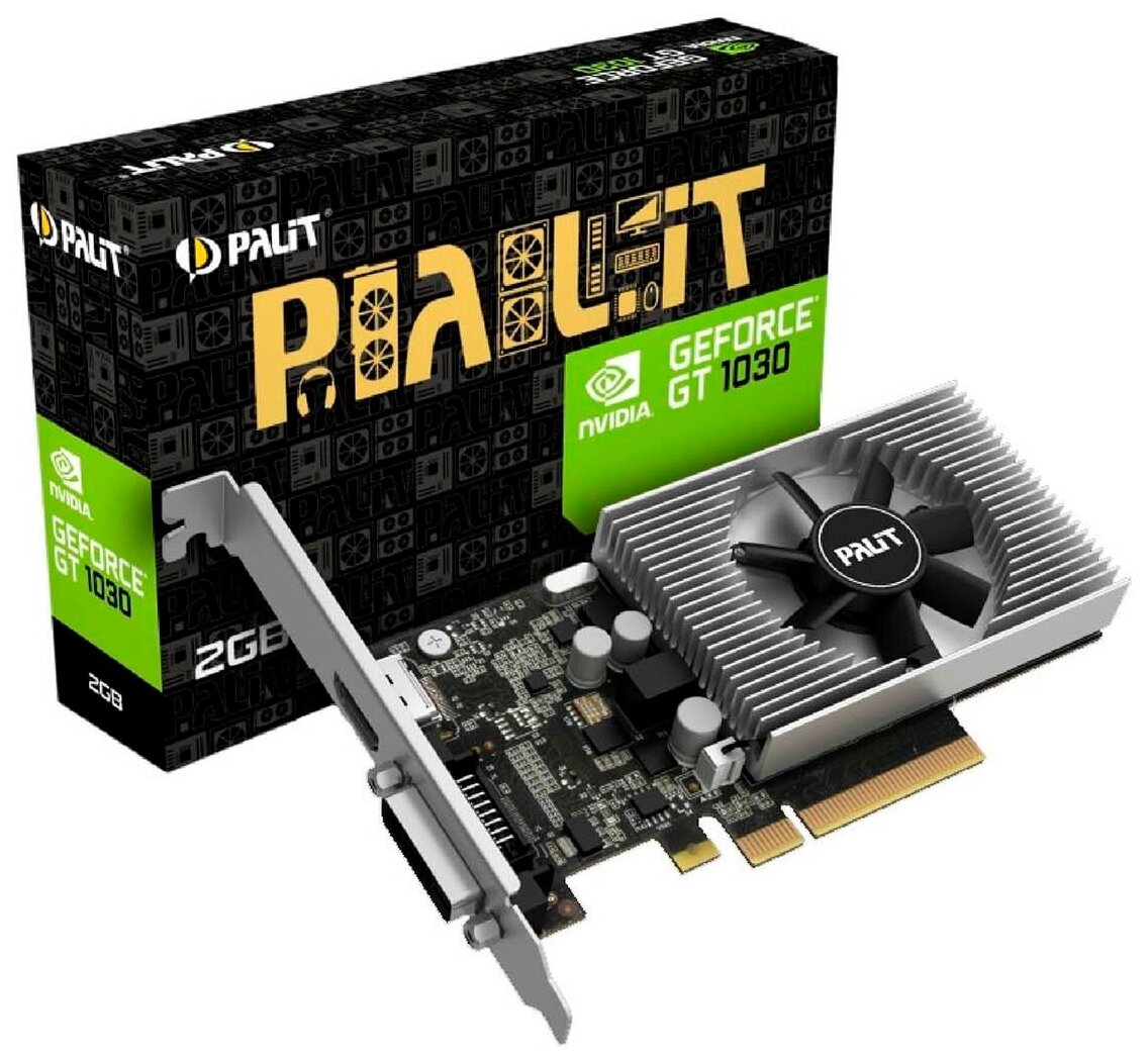 Видеокарта Palit GeForce GT 1030 2G, NEC103000646-1082F