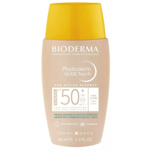 Bioderma Photoderm AR SPF50+ Солнцезащитный флюид с тоном и минеральными фильтрами 40мл